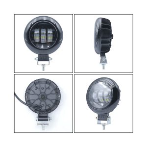 Round 6D Lens Led Fog Work Light 03 Round 6D Views Round 6D lens LED fog work light multi-view image
