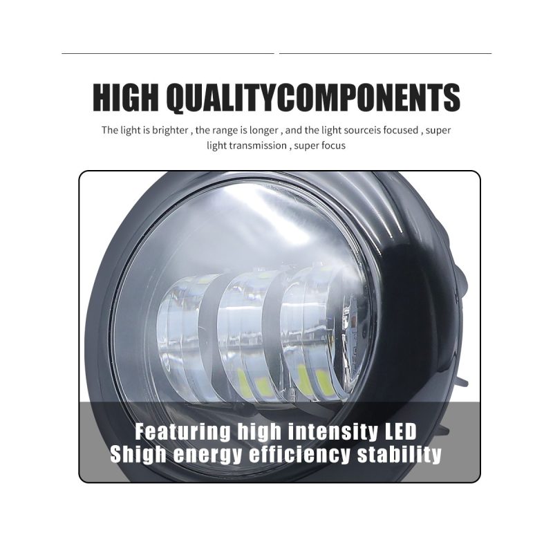 Round 6D Lens Led Work Light Components Component reference showing the 6D lens and housing detail.