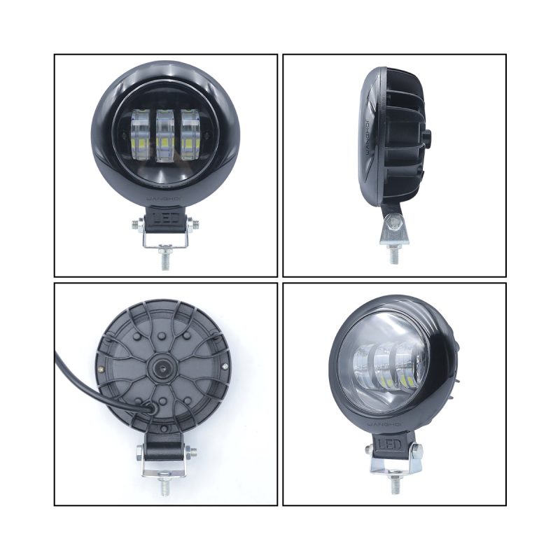 Round 6D Lens Led Work Light Main Round 6D Lens LED Work Light 12V-36V
