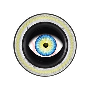 Round Angel Eye LED Car Fog Light side or rear reference