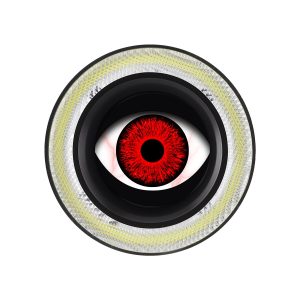 Round Angel Eye LED Car Fog Light detail angle reference