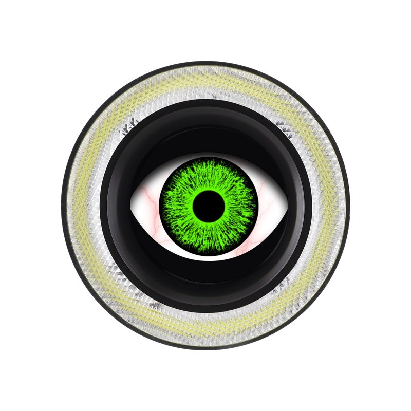 Round Angel Eye LED Car Fog Light package or application reference