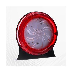 Round Colorful Led Rear Tail Light 02 Round Tail Angle Round colorful LED rear tail light angle view