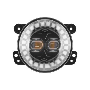 Round Dual Bead Angel Eye Led Fog Light Pair 01 Dual Bead Fog Front Round Dual-Bead Angel Eye LED Fog Light Pair