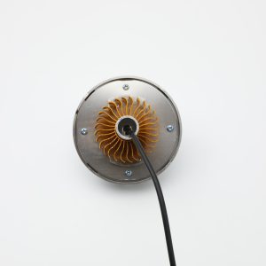 Round Dual Eye Angel Eye Headlight Rear Housing Rear housing and wiring reference from the supplied product folder.