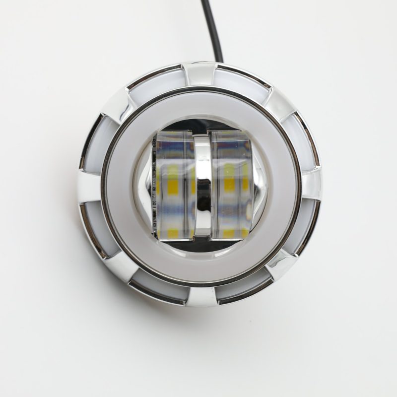 Round Dual Eye Angel Eye Motorcycle Headlight Lens Main Round Dual-Eye Angel Eye Motorcycle Headlight Lens