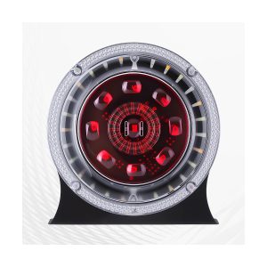 Round Flowing Color Led Rear Tail Light 01 Flow Tail Main Round flowing color LED rear tail light front view
