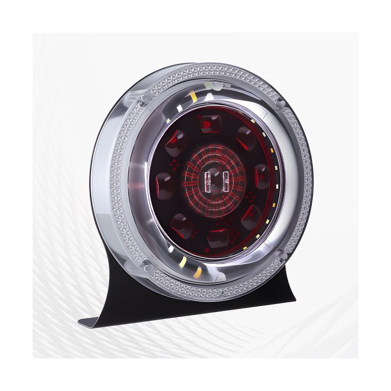 Round Flowing Color Led Rear Tail Light 03 Flow Tail Flat Round flowing color LED rear tail light flat product view