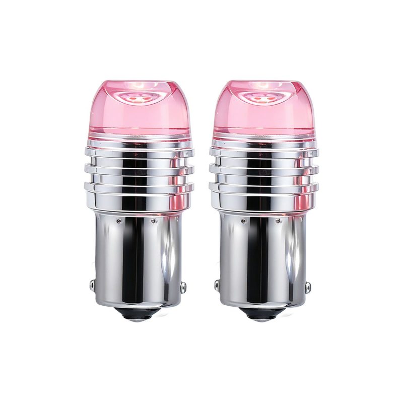 Round Lens Led Brake Position Bulb 1156 1157 7443 03 Round 1156 Pair Round lens 1156 BA15S LED brake position bulb pair