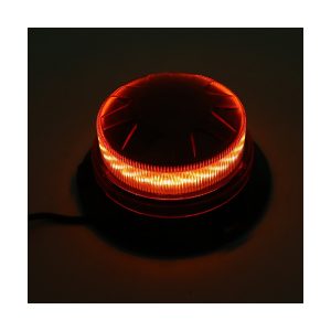 Round magnetic LED beacon warning light amber lit effect