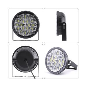 Round Multi Bead Led Fog Light Pair 04 Round Multi Bead Led Fog Light Pair 04 Round Multi-Bead LED Fog Light Pair detail angle reference