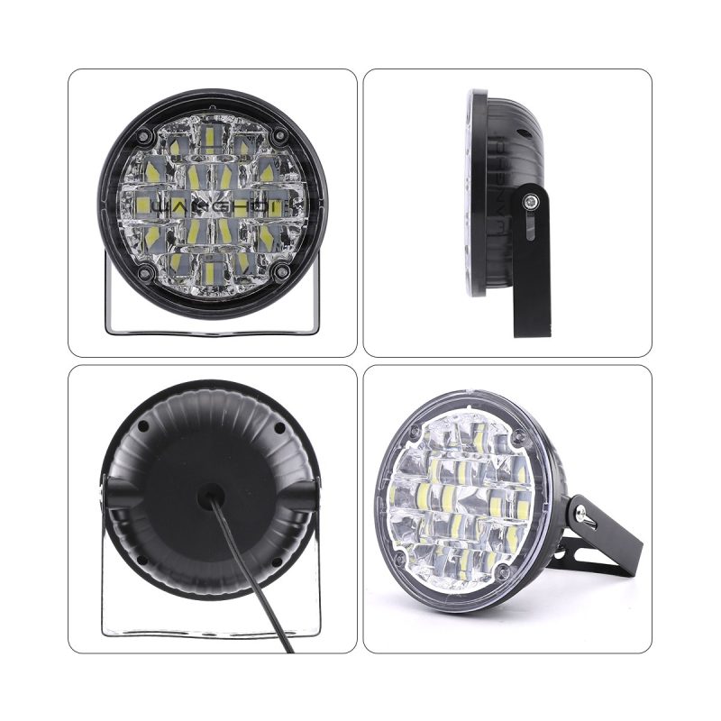 Round Multi Bead Led Fog Light Pair 04 Round Multi Bead Led Fog Light Pair 04 Round Multi-Bead LED Fog Light Pair detail angle reference