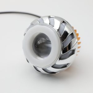 Round Rotating Angel Eye Lens Small Single Front Small single-eye option front product view for size-option comparison.