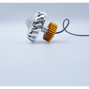 Round Rotating Angel Eye Lens Standard Rear Heat Sink Rear heat-sink and wire-lead reference for the standard single-eye option.