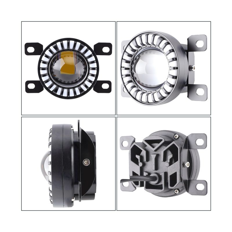 Round Zebra Led Fog Light Pair 05 Round Zebra Led Fog Light Pair 05 Round Zebra LED Fog Light Pair multi-view product reference