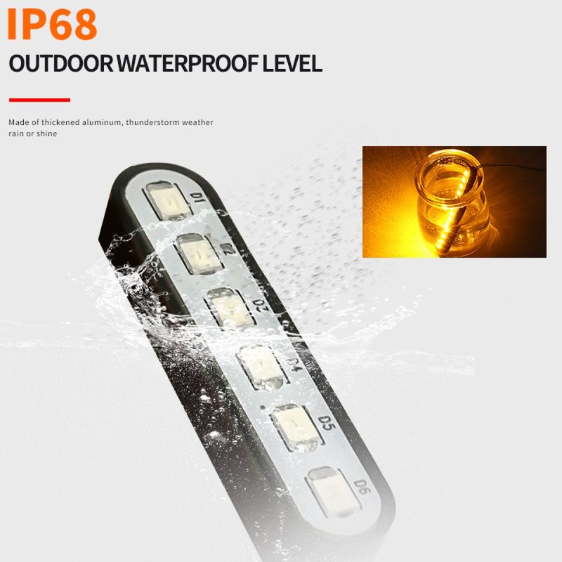 Source graphic uses IP68 outdoor waterproof wording; confirm final test basis before quotation.