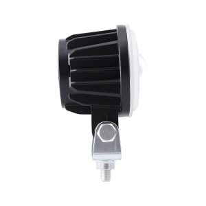 Single Bead Motorcycle Horn Led Auxiliary Light 03 Single Bead Horn Side Side view of single-bead motorcycle horn LED auxiliary light