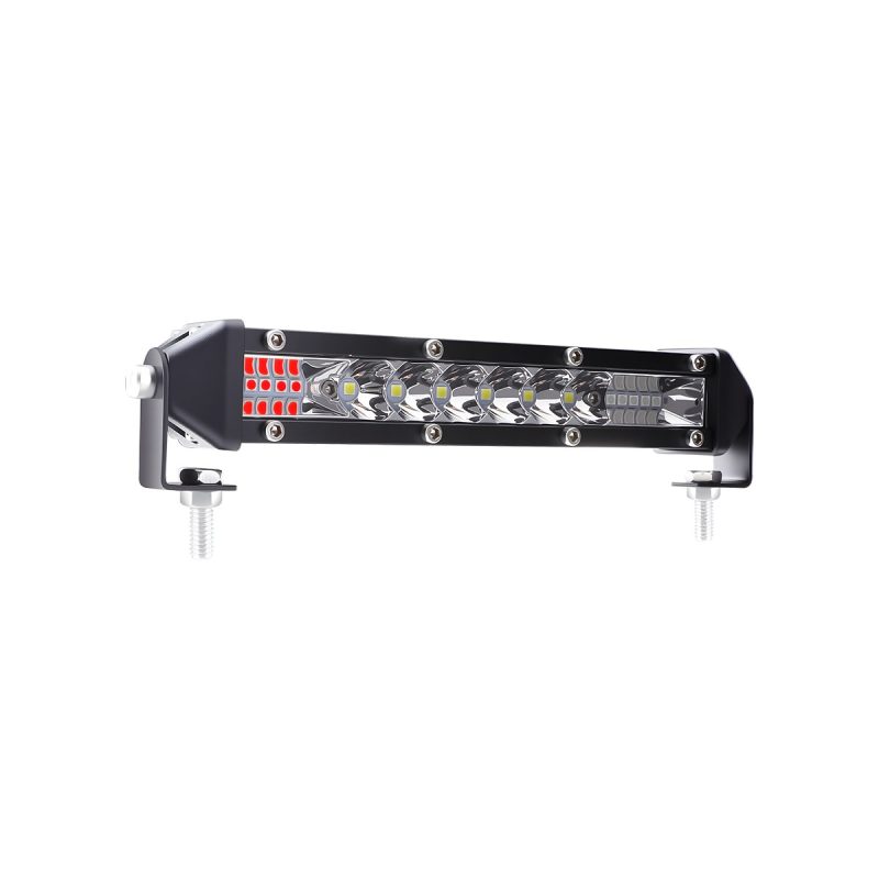 Single Row Red Blue Yellow Led Work Light Bar 02 Single Row Red Blue Yellow Led Work Light Bar 02 Single-Row Red Blue Yellow LED Work Light Bar angle reference