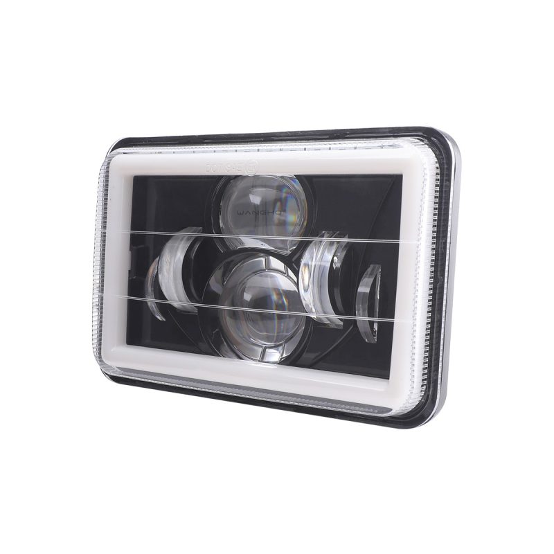 Six Bead Dual Lens 7 Inch Square Led Headlight 01 Six Bead Dual Lens 7 Inch Square Led Headlight 01 Six-Bead Dual-Lens 7 Inch Square LED Headlight