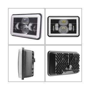 Six Bead Dual Lens 7 Inch Square Led Headlight 04 Six Bead Dual Lens 7 Inch Square Led Headlight 04 Six-Bead Dual-Lens 7 Inch Square LED Headlight product angle reference