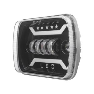 Six Bead Star Row 7 Inch Square Led Headlight 02 Six Bead Star Row 7 Inch Square Led Headlight 02 Six-Bead Star-Row 7 Inch Square LED Headlight alternate front reference