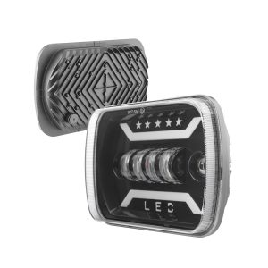 Six Bead Star Row 7 Inch Square Led Headlight 06 Six Bead Star Row 7 Inch Square Led Headlight 06 Six-Bead Star-Row 7 Inch Square LED Headlight additional product reference