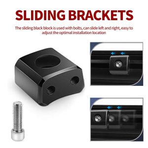 Sliding Mounting Bracket Kit Base Block Bolt Source image showing base block and bolt reference for the sliding mounting bracket kit.