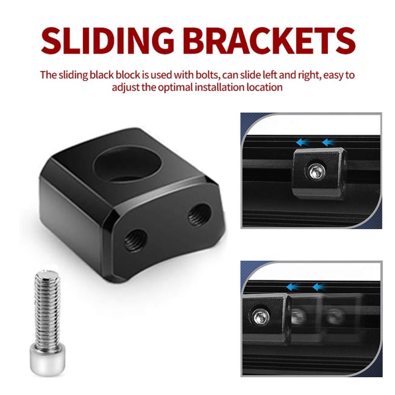 Sliding Mounting Bracket Kit Base Block Bolt Source image showing base block and bolt reference for the sliding mounting bracket kit.