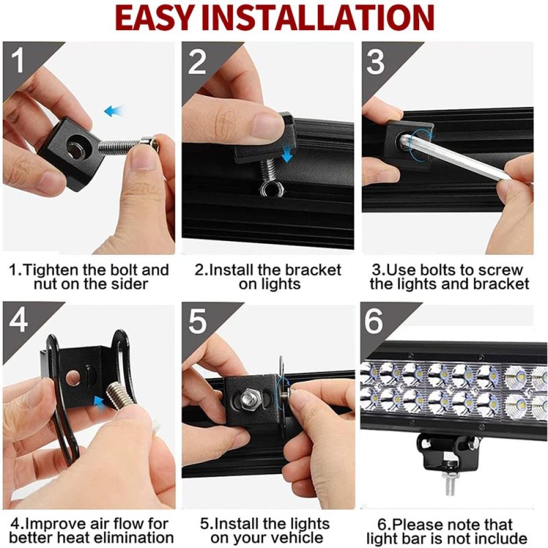 Sliding Mounting Bracket Kit Installation Steps Installation step reference from the supplied source image.