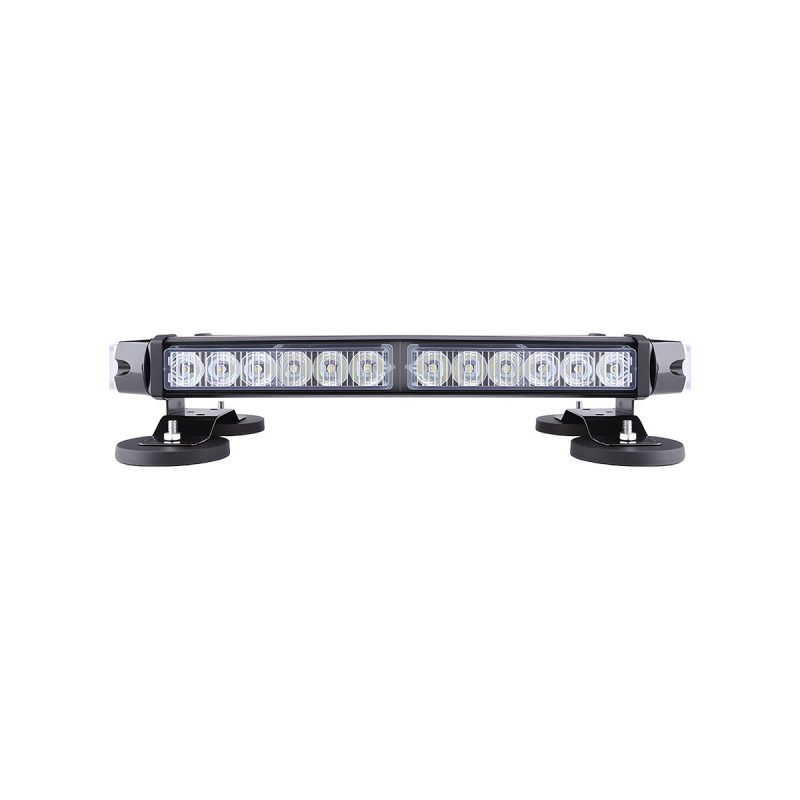 Slim Magnetic Led Warning Light Bar Lens Options 04 Slim Bar Round Lens Slim magnetic LED warning light bar round lens option