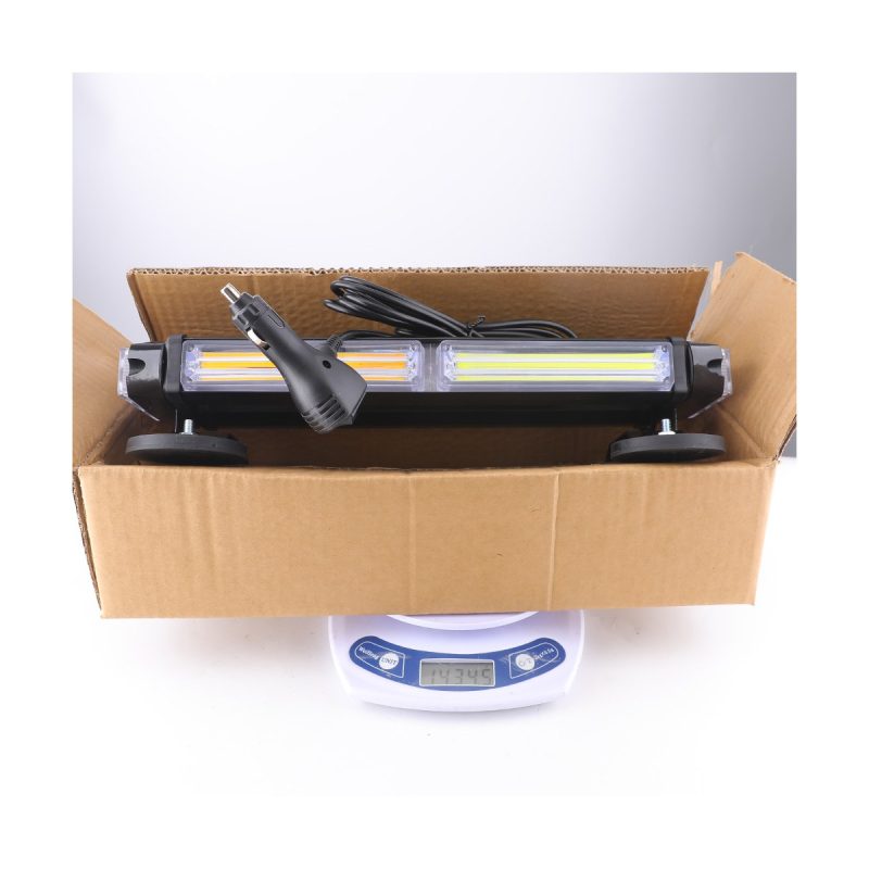 Slim Magnetic Led Warning Light Bar Lens Options 06 Slim Bar Package Slim magnetic LED warning light bar package reference