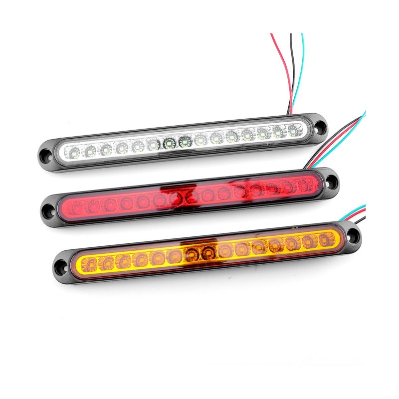 Slim Rigid Led Tail Brake Warning Light Bar Options 03 Rigid Tail Brake Multi Angle Multi-angle reference for slim rigid LED tail brake warning light bar