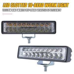 Front product view showing the 18-bead slotted light face.