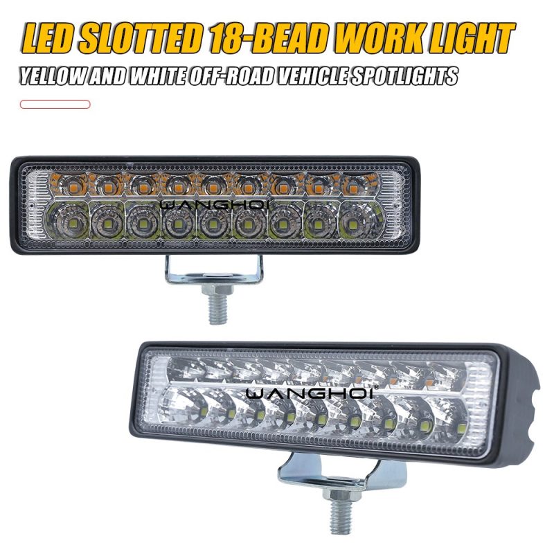 Front product view showing the 18-bead slotted light face.