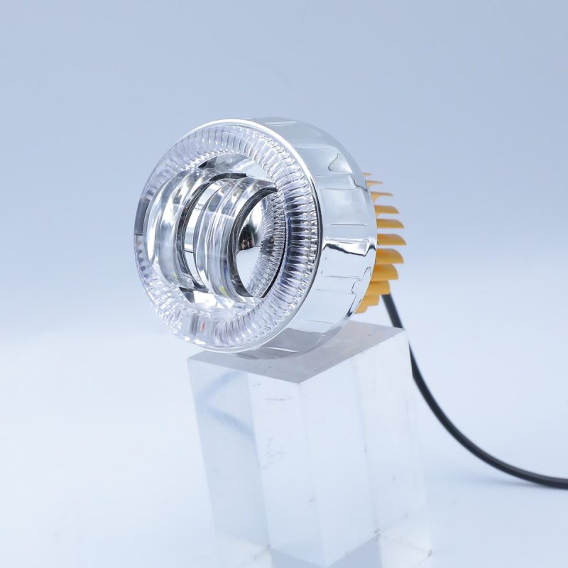 Small Round Dual Eye Angel Eye Headlight Lens Main Small Round Dual-Eye Angel Eye Motorcycle Headlight Lens