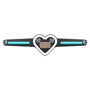 Solar Heart Shape RGB Car Window LED Display Light