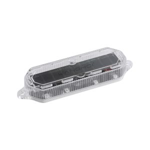 Solar Led Flashing Warning Light Strip 01 Solar Warning Strip Main Solar LED flashing warning light strip angle view
