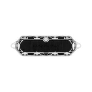 Solar Led Flashing Warning Light Strip 02 Solar Warning Strip Front Front solar panel reference for solar LED flashing warning light strip