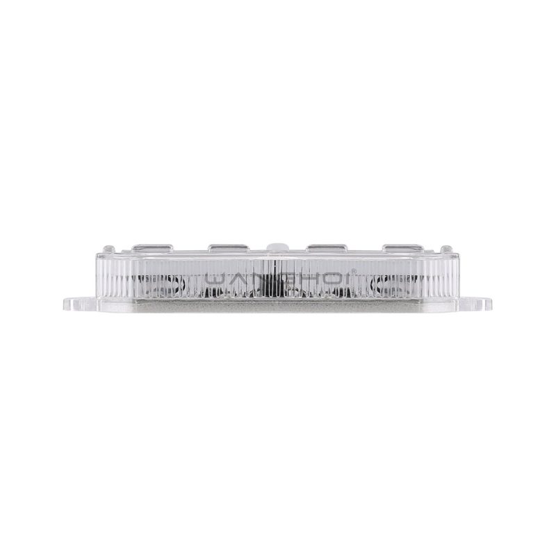 Solar Led Flashing Warning Light Strip 03 Solar Warning Strip Side Side profile of solar LED flashing warning light strip
