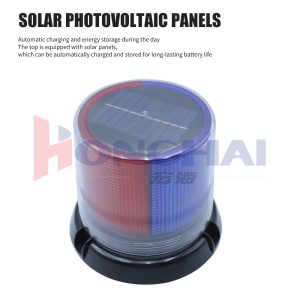 Source solar photovoltaic panel graphic showing the top-panel charging direction.