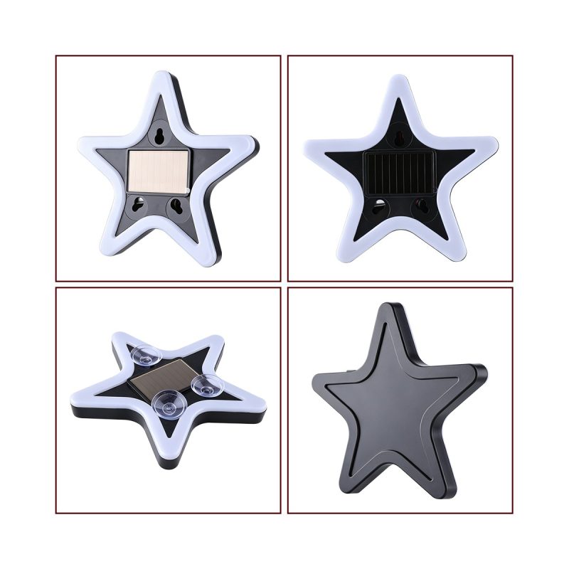 Solar Shape Led Car Decorative Ambient Light Options 01 Solar Decor Star Solar Shape LED Car Decorative Ambient Light Options
