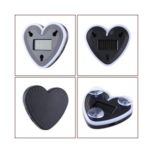 Solar Shape Led Car Decorative Ambient Light Options 03 Solar Decor Heart Heart solar shape LED car decorative ambient light reference