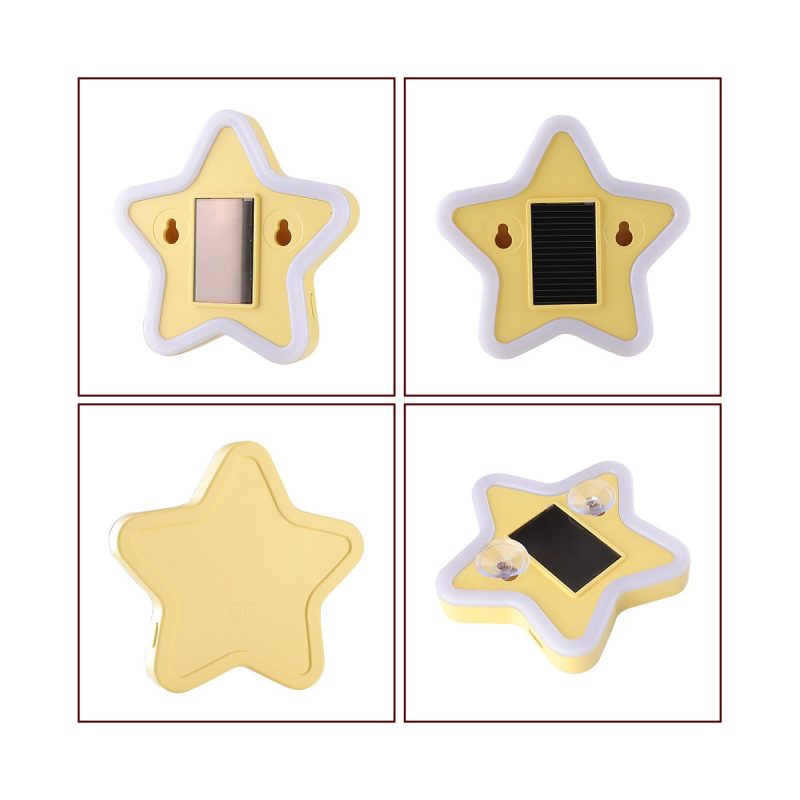 Solar Shape Led Car Decorative Ambient Light Options 04 Solar Decor Warm Star Warm star solar shape LED car decorative ambient light reference