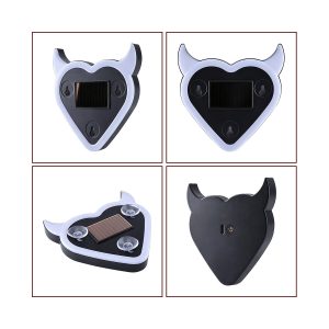 Solar Shape Led Car Decorative Ambient Light Options 06 Solar Decor Magic Heart Magic-heart solar shape LED car decorative ambient light reference