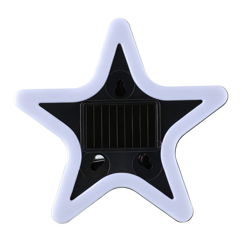 Solar Star Shape Led Car Window Display White Front White star front product reference.