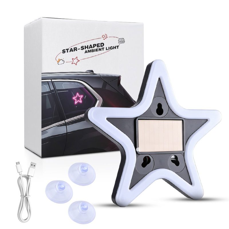 Solar Star Shape Rgb Car Window Display Accessories Accessory and package reference for B2B packing confirmation.