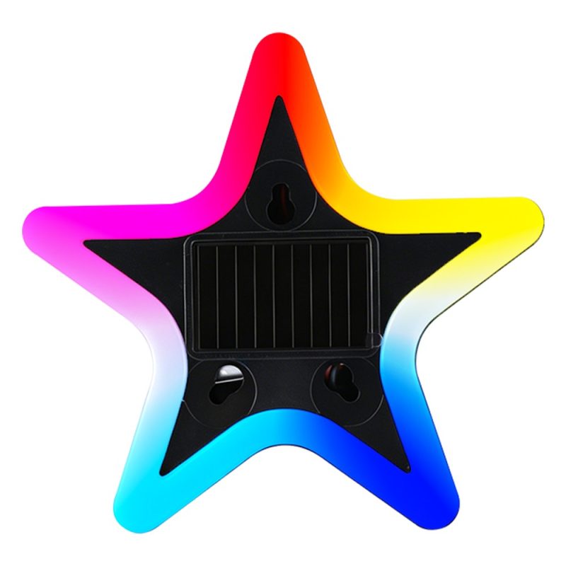 Solar Star Shape Rgb Car Window Led Display Light Main Solar Star Shape RGB Car Window LED Display Light