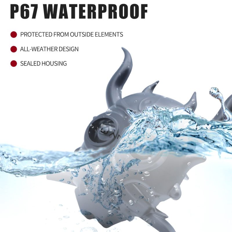 Waterproof reference graphic from the supplied product images.