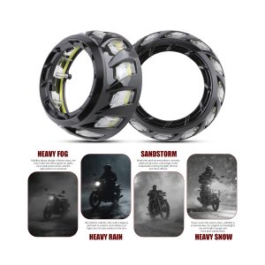 Spiral Vortex LED Angel Eye Projector Shroud Pair