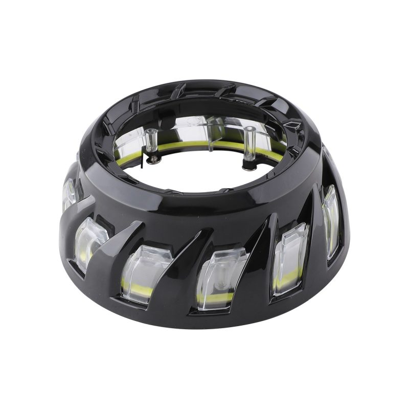 Spiral Vortex Led Angel Eye Projector Shroud Pair 05 Spiral Vortex Body Body view of spiral vortex LED angel eye projector shroud